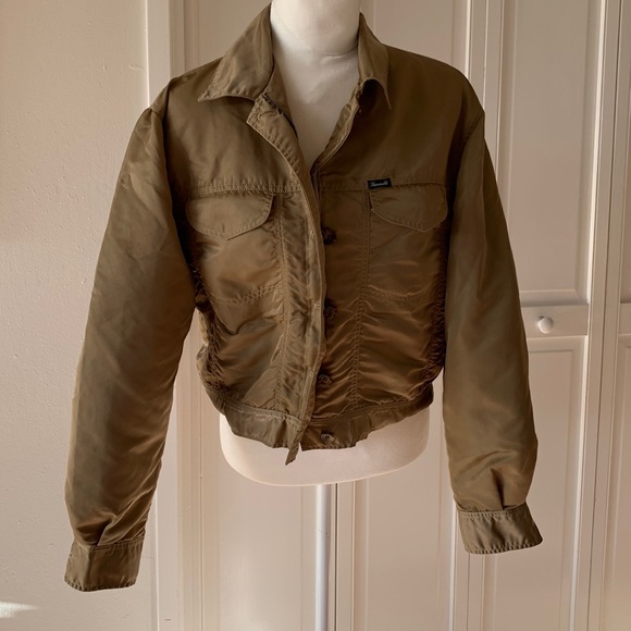Faconnable Olive Green Bomber Jacket - size medium - Picture 1 of 10